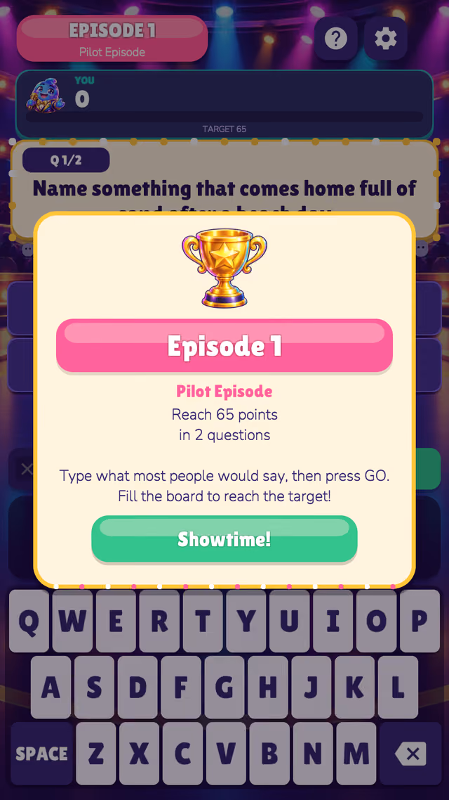 Crowd Says: Episode 1 Pilot Episode briefing