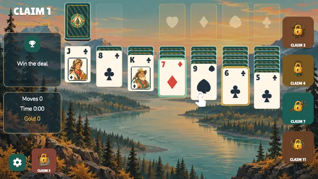 Klondike Daily: claim 1 deal by the mountain lake