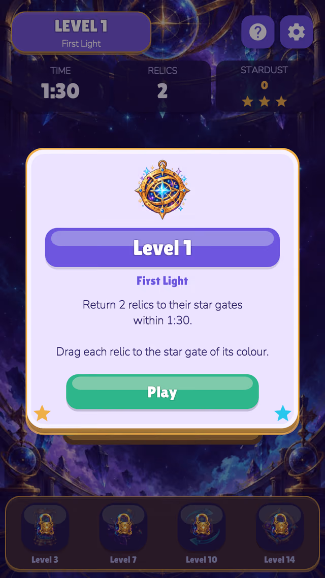 Glyph Blocks: Level 1 First Light briefing