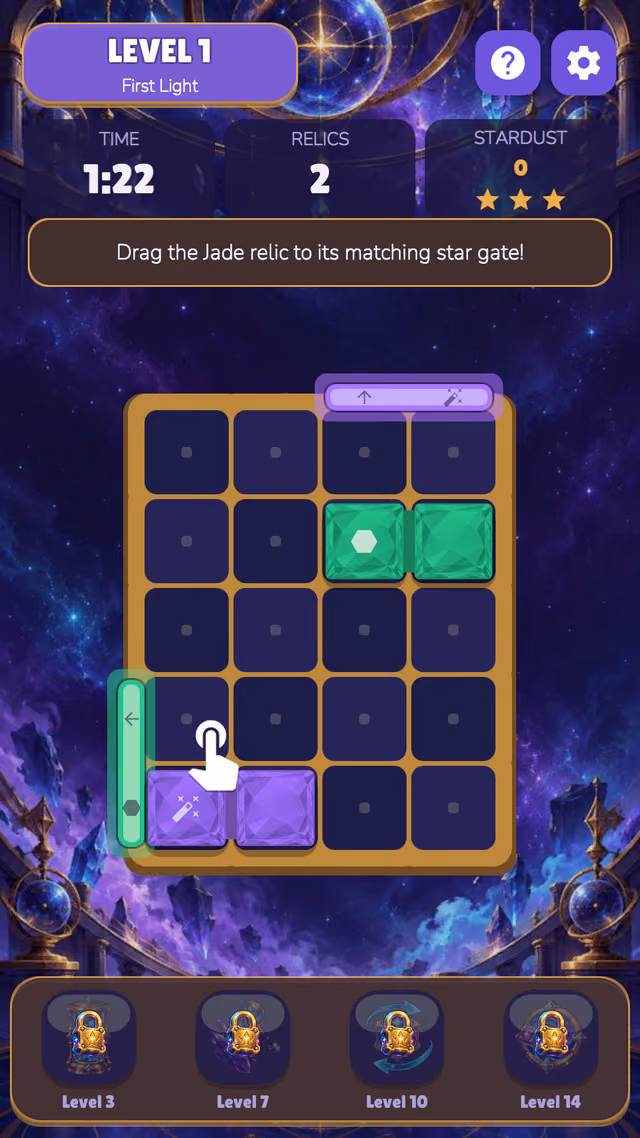 Glyph Blocks: relics on the golden grid