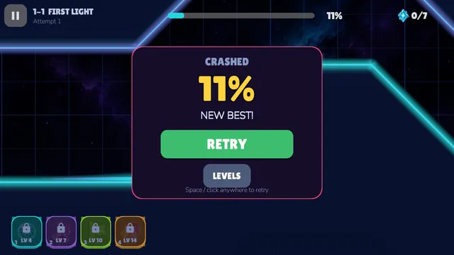 Neon Waves tunnel further into the level