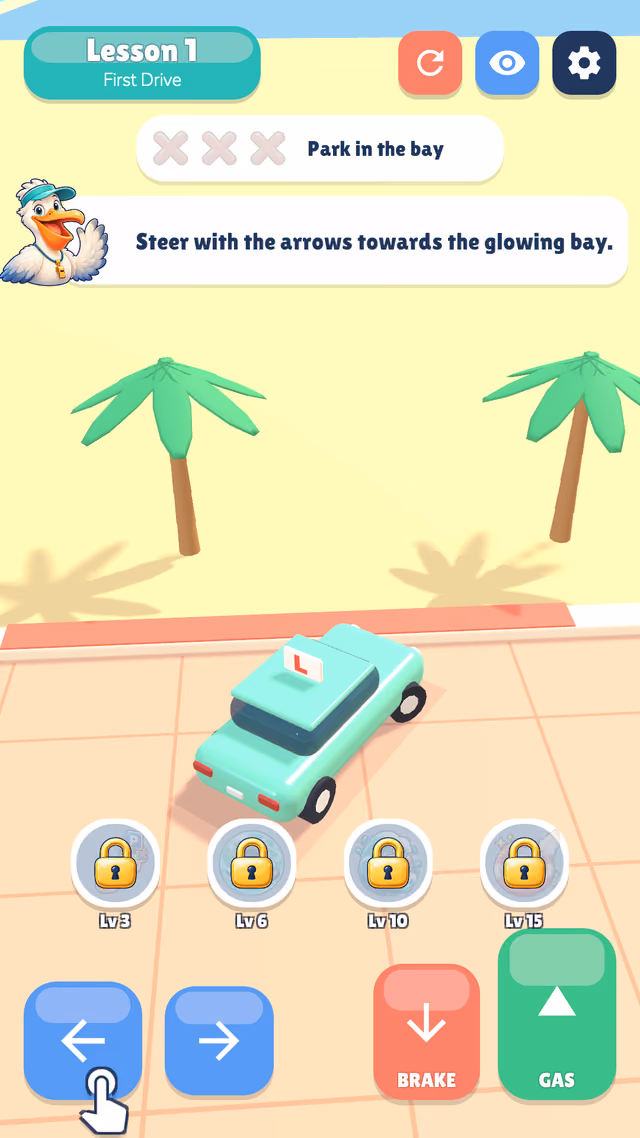 Parking Drill: parking the car