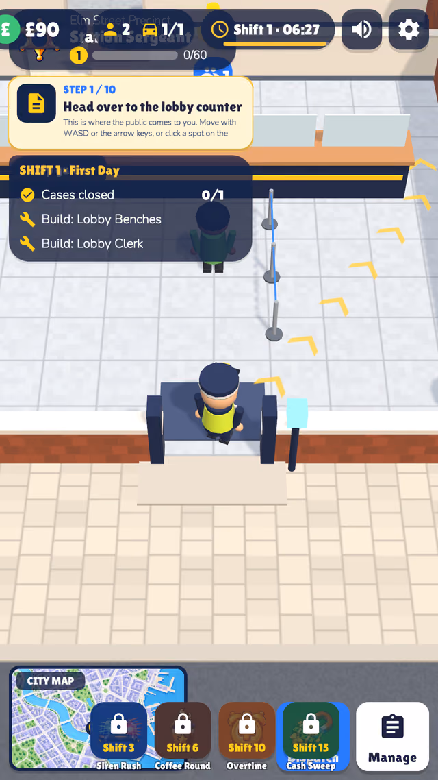 Precinct Tycoon: growing precinct lobby