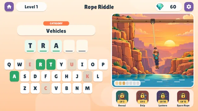 Rope Riddle: TRA filled in while the climber hangs above a canyon