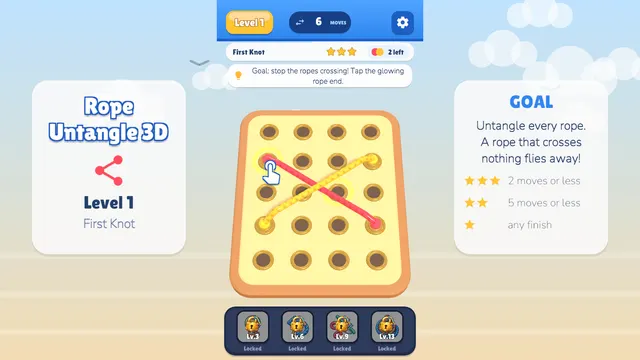 Star goals by number of moves