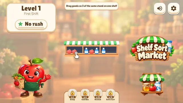 Locked helpers: Scoop, Cool Box, Restock and Extra Cart