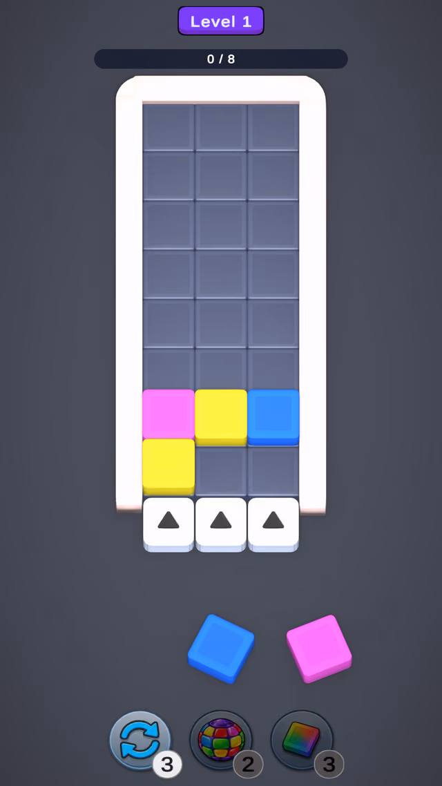 Slide Block level 1: first blocks pushed into the columns