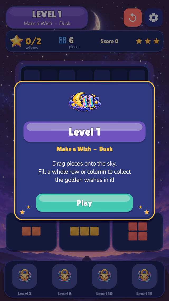 Sum to Eleven: Level 1 Make a Wish briefing